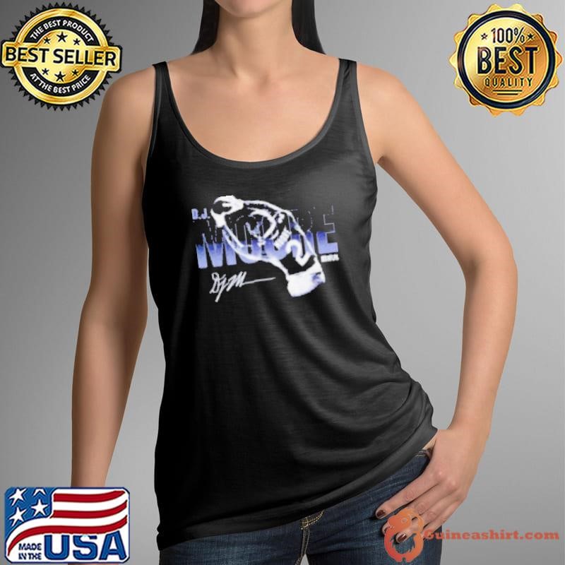 D.J. Moore Chicago Bear Overlay signature Tank Top