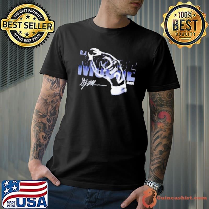 D.J. Moore Chicago Bear Overlay signature shirt