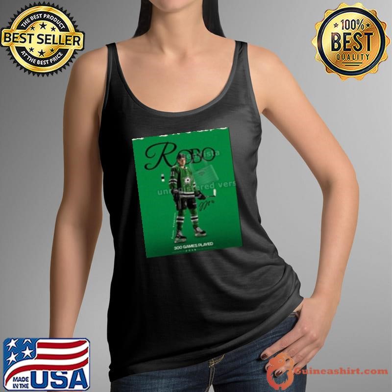 Dallas Stars Jason Robertson 300 Games Played Signature NHL Poster shirt
