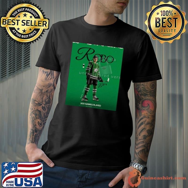 Dallas Stars Jason Robertson 300 Games Played Signature NHL Poster Unisex