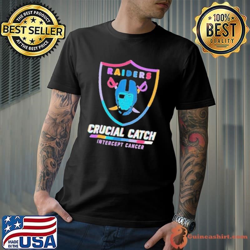 Design Las Vegas Raiders 2024 Crucial Catch Intercept Cancer Awareness Unisex