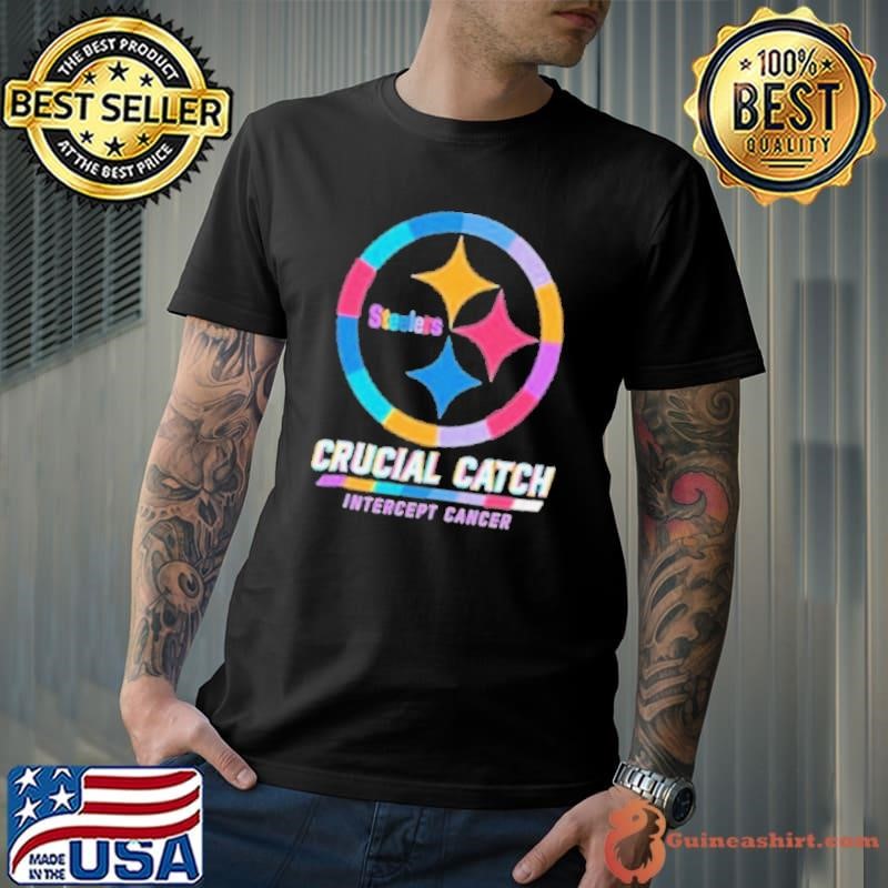 Design Pittsburgh Steelers 2024 Crucial Catch Intercept Cancer Awareness Unisex