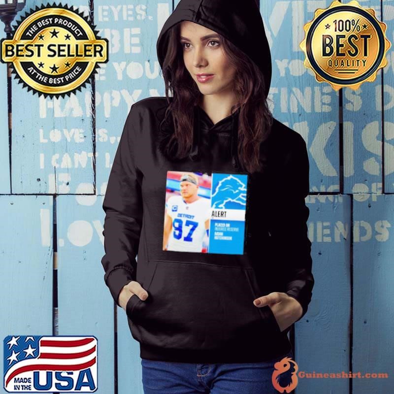 Detroit Lions placed on injured reserve Aidan Hutchinson Hoodie
