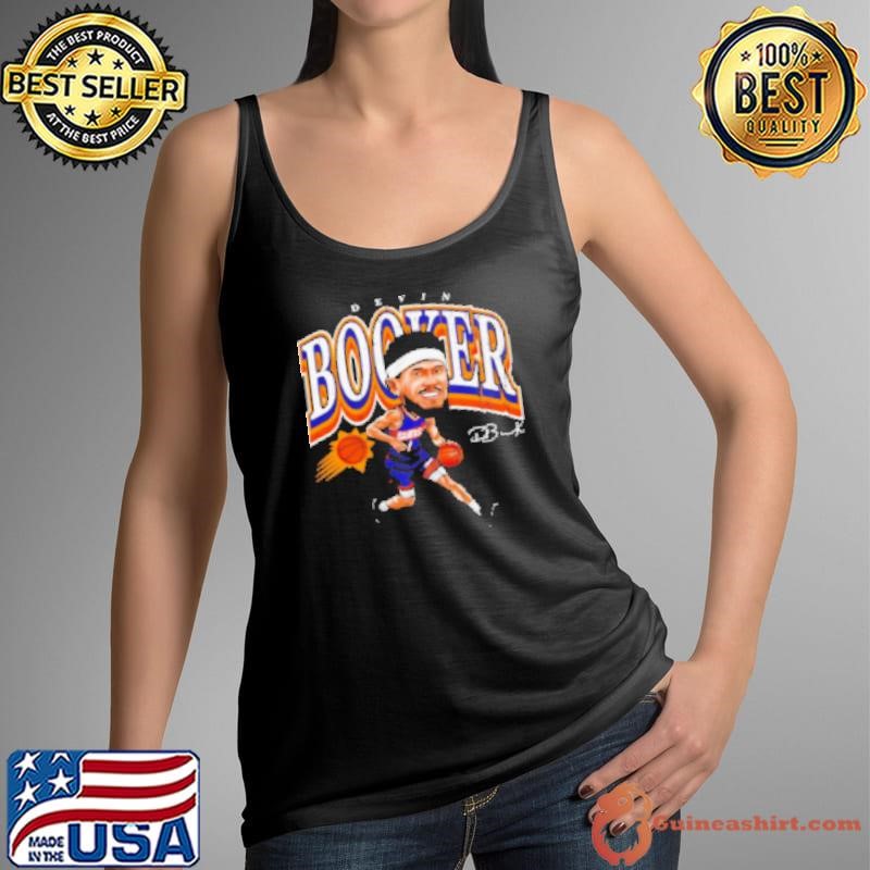 Devin Booker Phoenix Suns Basketball Cartoon Vintage Tank Top