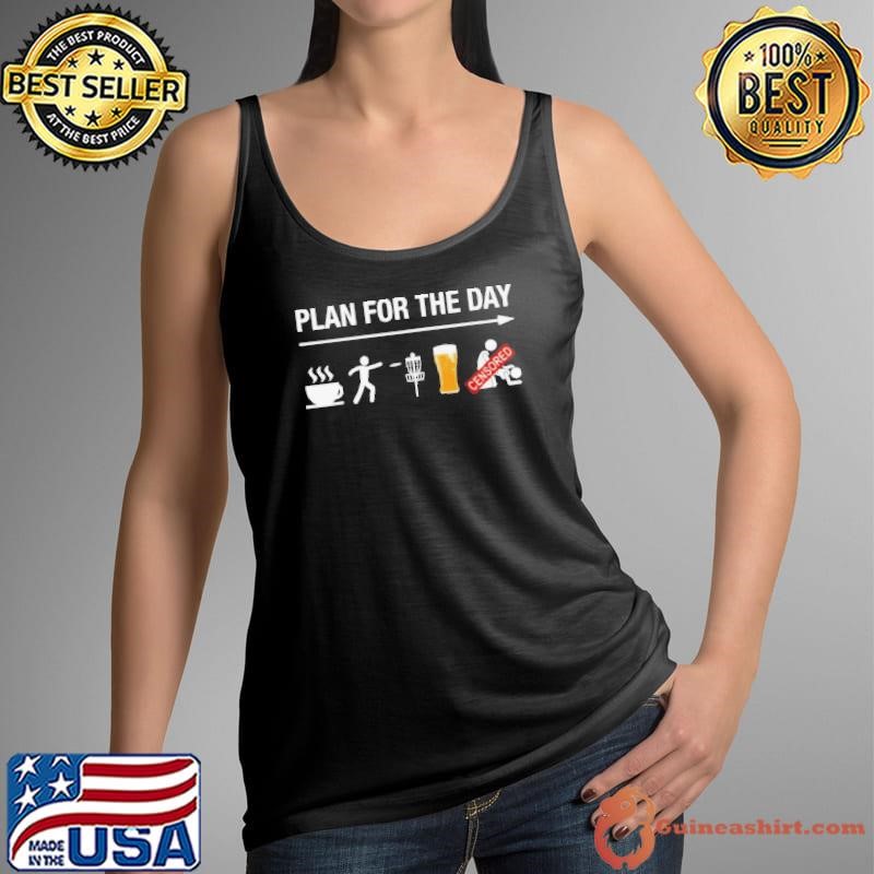 Disc Golf Basket Frisbee Golfing Frolf Coffee Beer Adult shirt