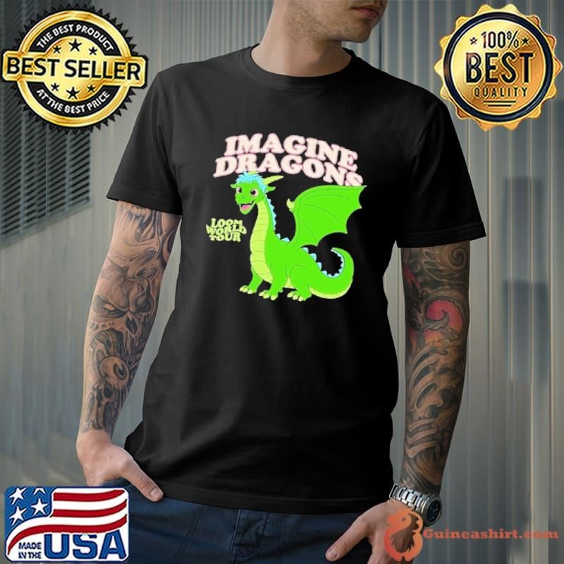 Dragons Loom World Tour Cartoon Dragon 2024 Shirt