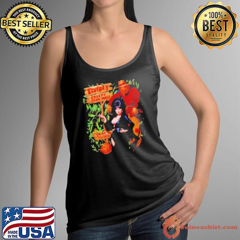 Elviras Creepy Corn Maze Halloween t Shirt