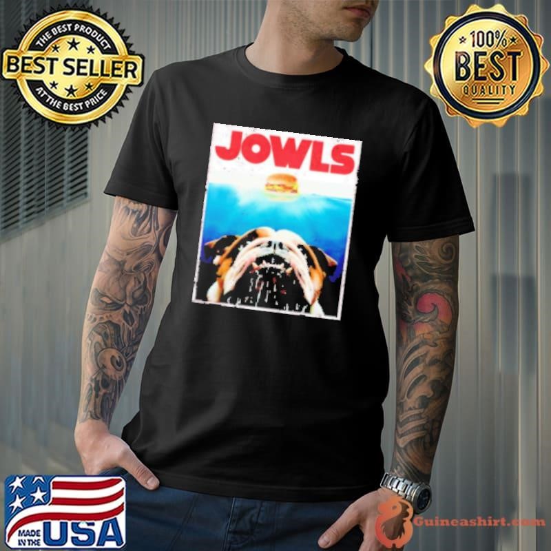 English Bulldog Jowls Burger Bully Dog Mom Dog Dad Shirt