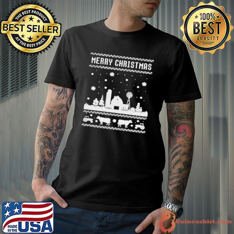 Farm Farmer Family Farm Ugly Christmas shirt