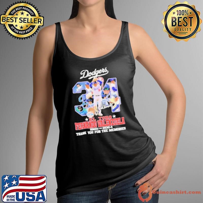 Fernando Valenzuela Los Angeles Dodgers 1960 2024 Thank You Shirt