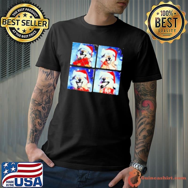 Festive Wolf Selfie Christmas 2024 Shirt