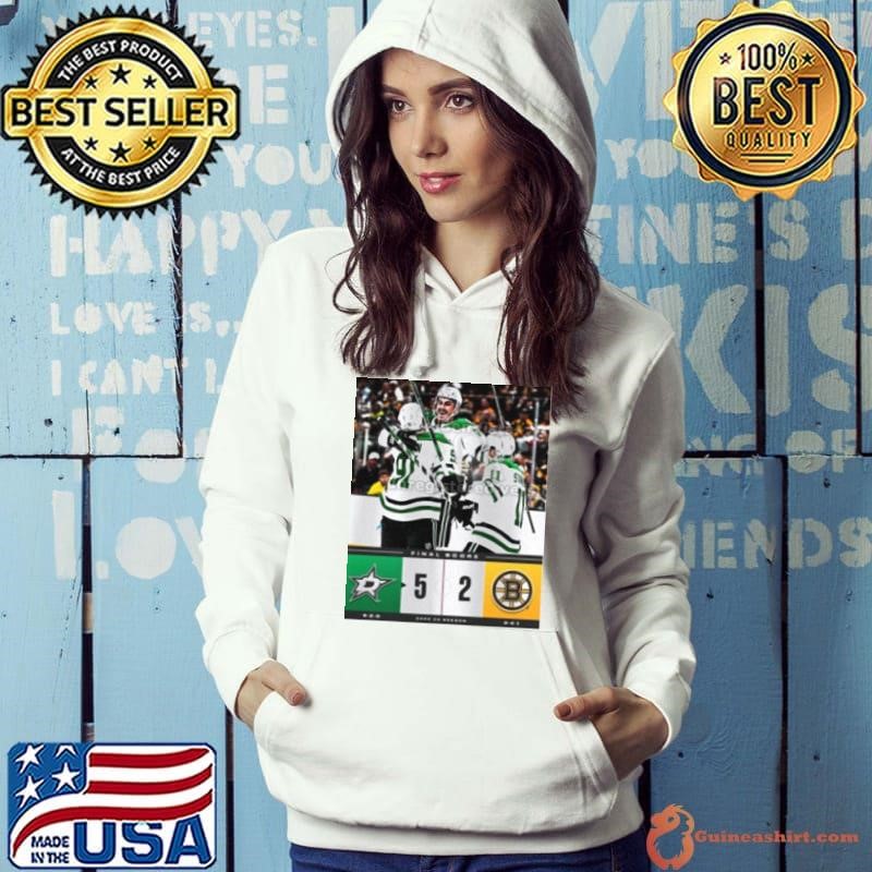 Final Score Dallas Stars 5 – 2 Boston Bruins NHL 2024 25 Season Poster Hoodie