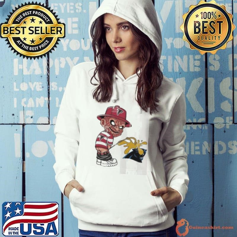 Freddy Krueger Atlanta Falcons Piss On Carolina Panthers Halloween 2024 NFL Shirt
