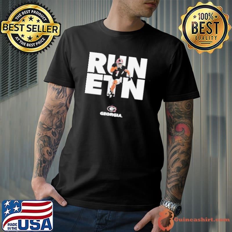 Georgia Football Trevor Etienne Run Etn Shirt