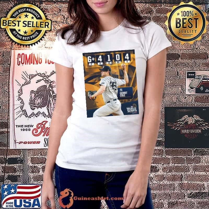 Gerrit Cole New York Yankees MLB Delivered A Quality Start In His First World Series 2024 Poster shirt
