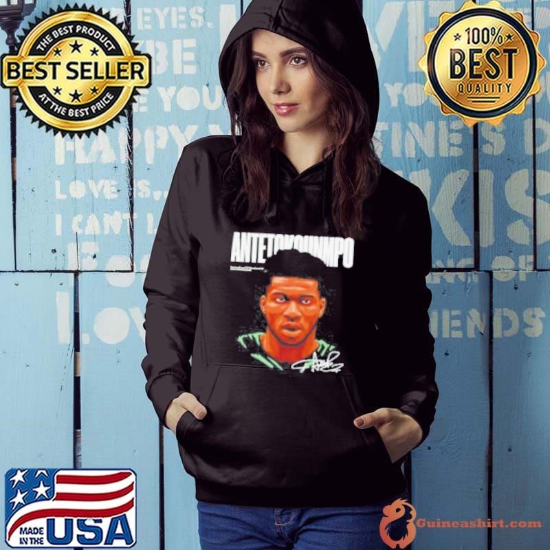 Giannis Antetokounmpo Game Face Basketball Design Signature Hoodie