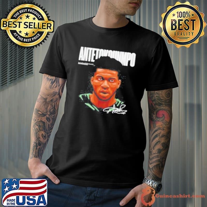 Giannis Antetokounmpo Game Face Basketball Design Signature Unisex