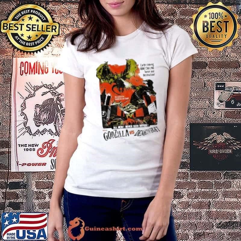Godzilla vs Demon Bat Shirt