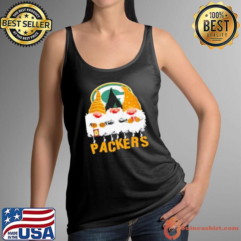 Green Bay Packers Team Gnomes Merry Christmas shirt