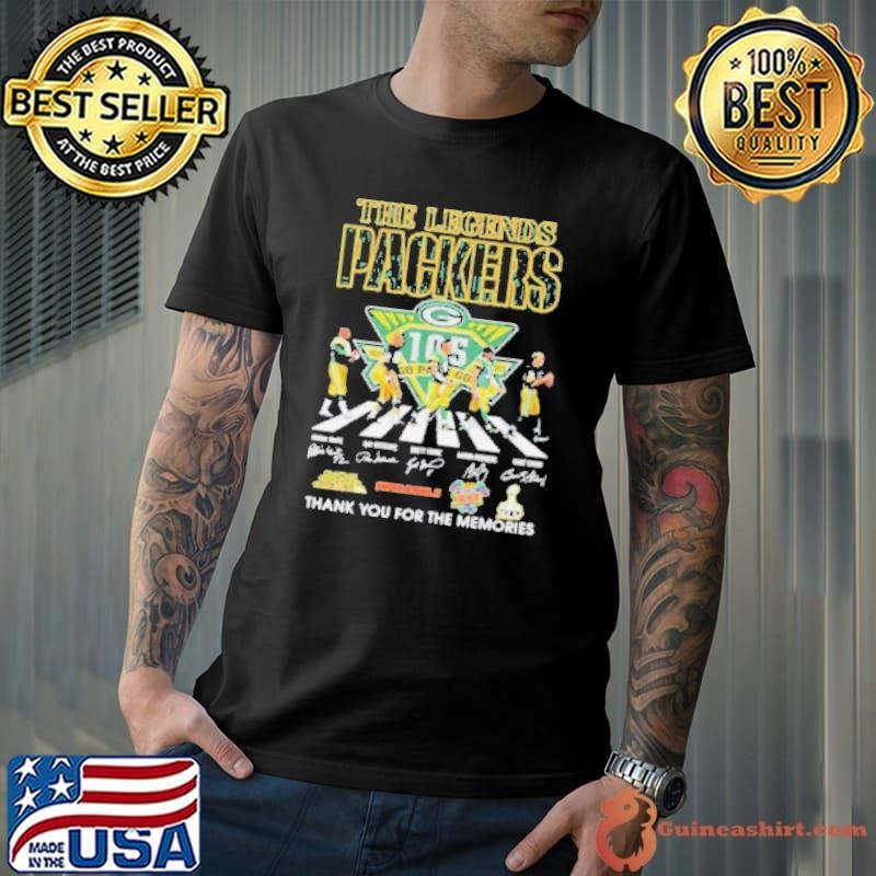 Green Bay Packers The Legends Of Packers Thank You For Memories Shirt