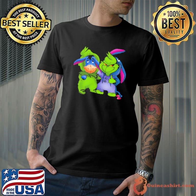Grinch And Eeyore Winnie The Pooh Shirt