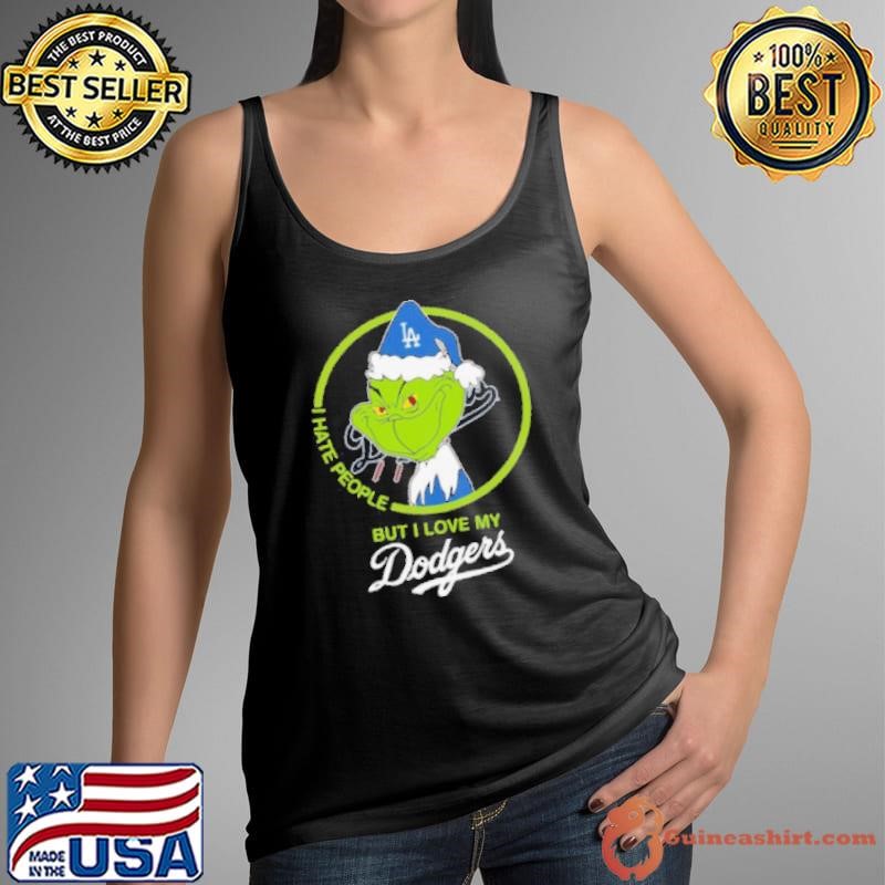 Grinch I Hate People But I Love Los Angeles Dodgers Shirt