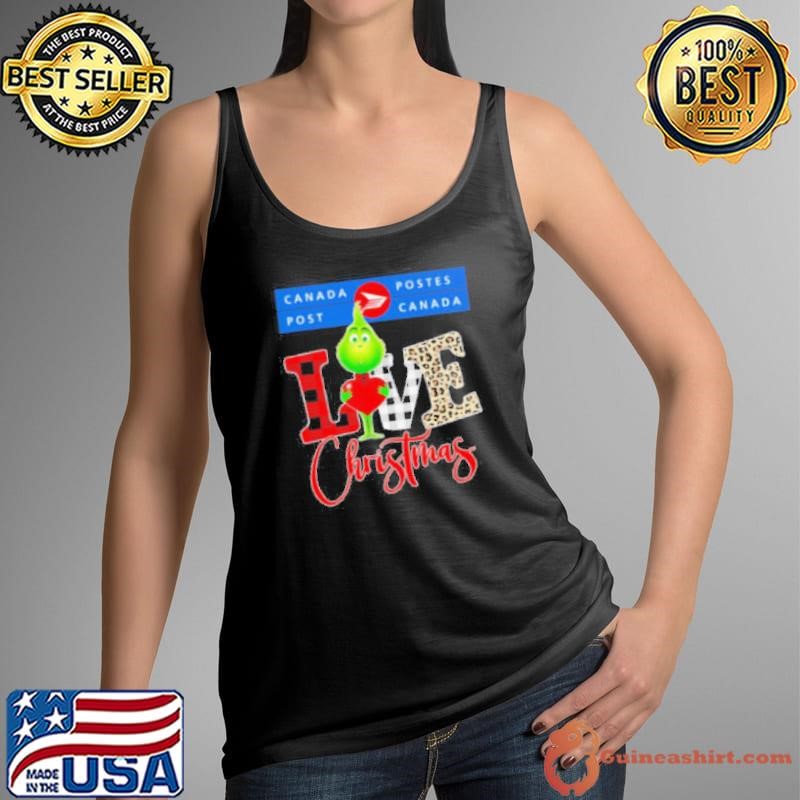 Grinch Love Canada Post Christmas Shirt