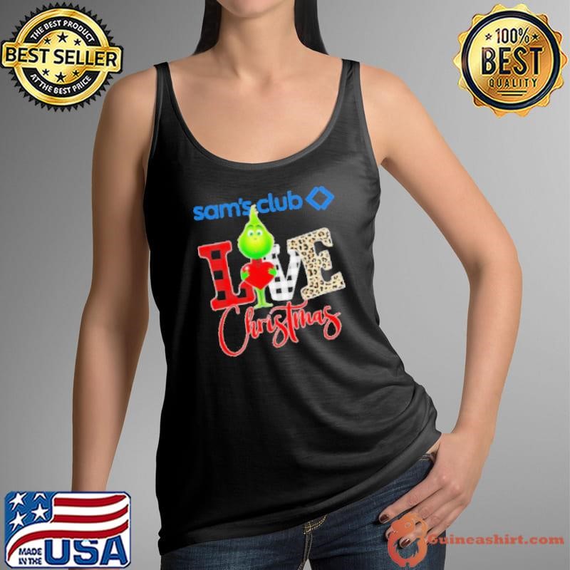 Grinch Love Sam’s Club Christmas Shirt