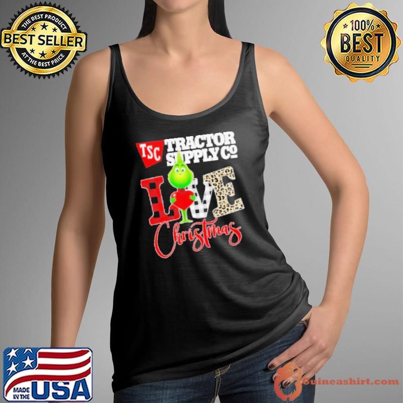 Grinch Love TSC Tractor Supply Co Christmas Tank Top