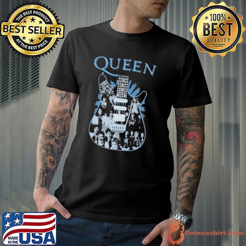 Guitar Queen rock band shirt