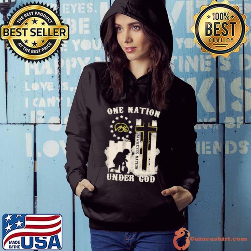 Hawkeyes Nation Under God Hoodie