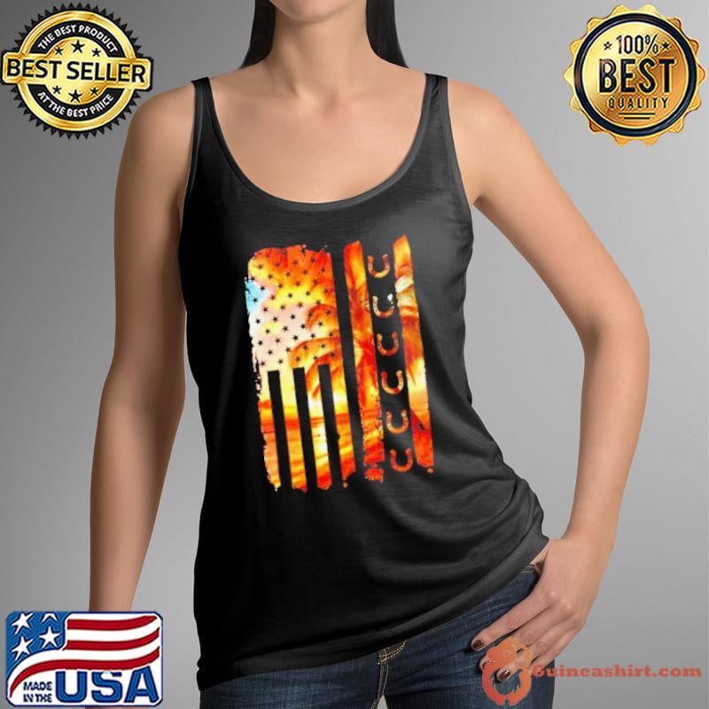 Horse American flag shirt