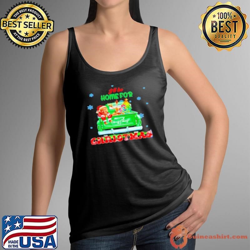 I'll be home for Christmas Trump on the truck Shirt