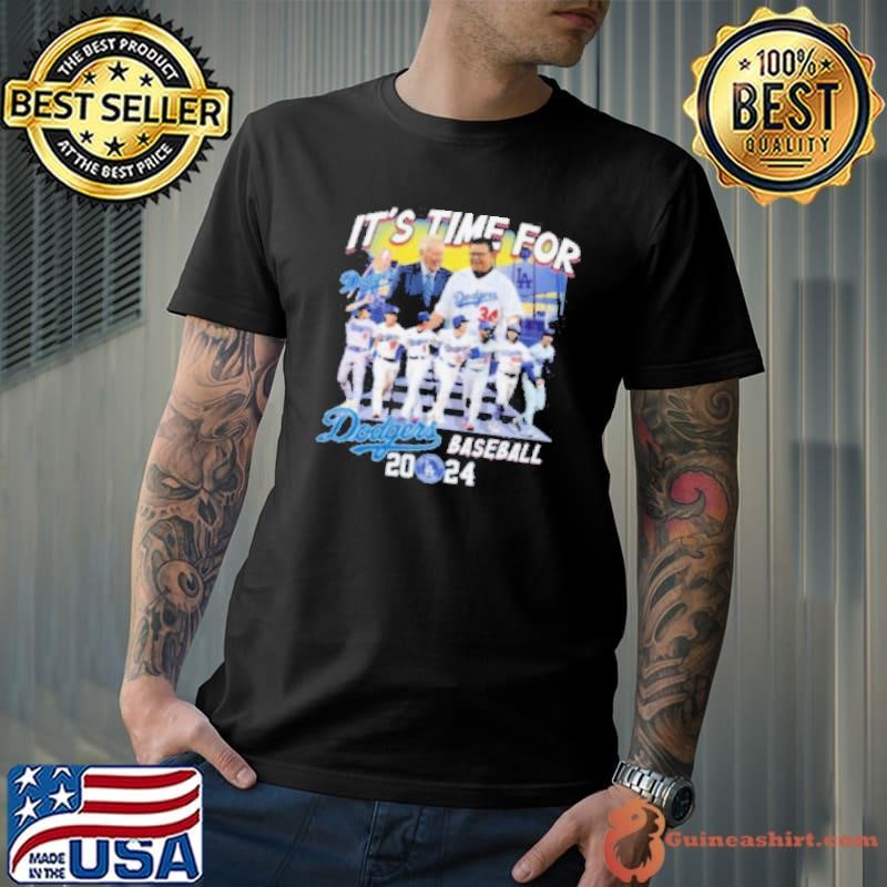 It’s Time For Dodgers Baseball Vin Scully Fernando Valenzuela 2024 Shirt
