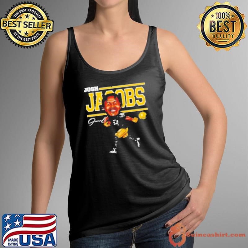 Josh Jacobs Green Bay Cartoon Football Signature Shirt