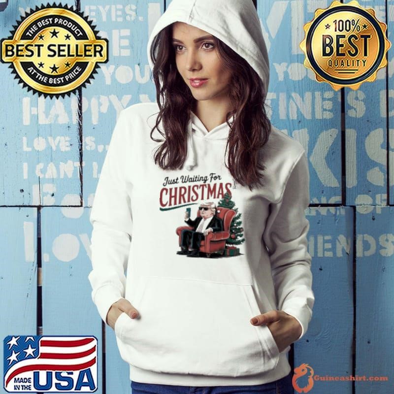 Just Waiting For Christmas Donald Trump 2024 Shirt
