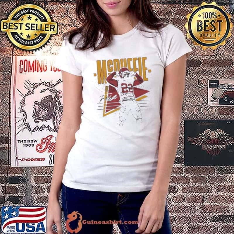 Kansas City Chiefs Trent McDuffie 22 cartoon signature Ladiestee