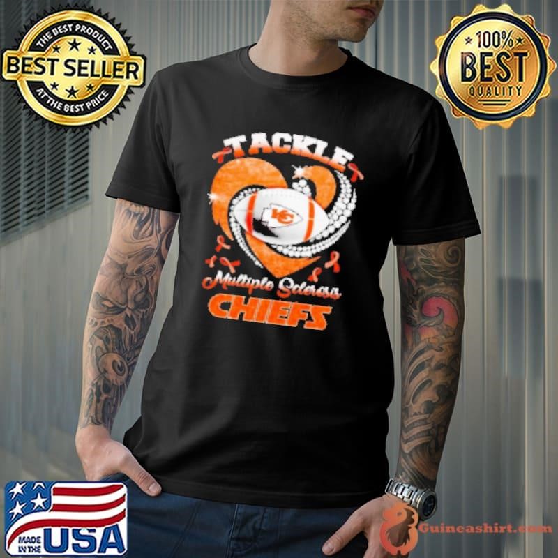 Kansas City Chiefs tackle multiple sclerosis diamond heart Shirt