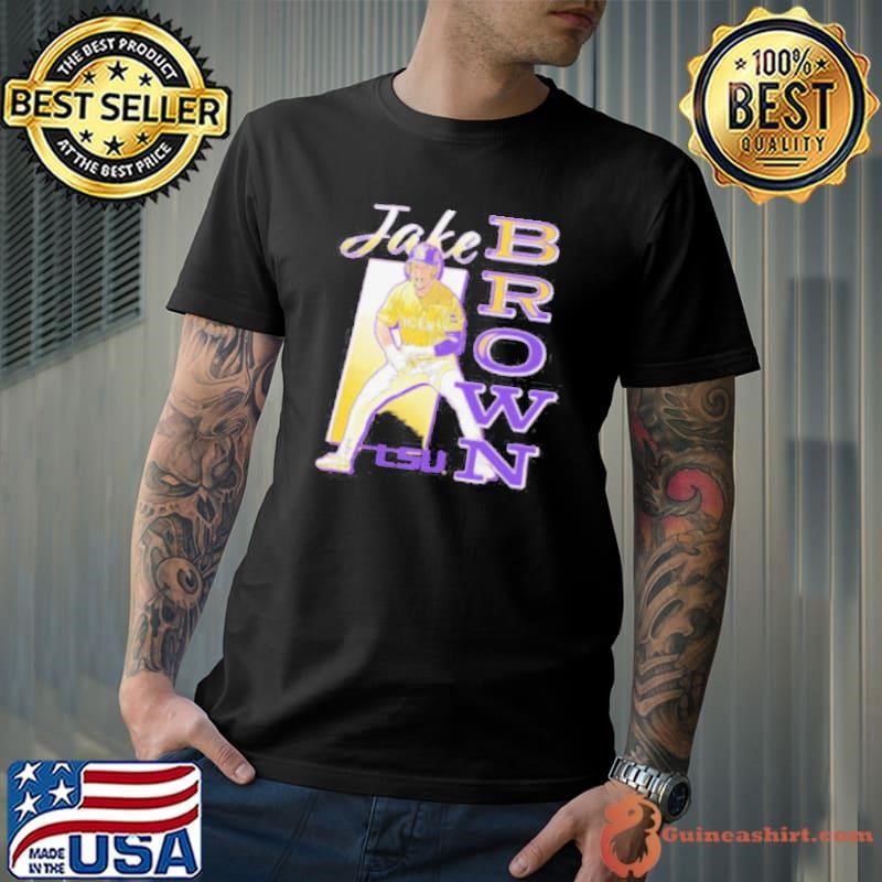 LSU Tigers Jake Brown superstar pose shirt
