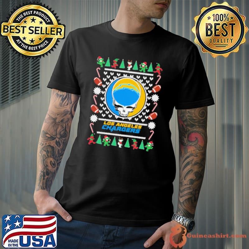 Los Angeles Chargers Grateful Dead Ugly Christmas Unisex