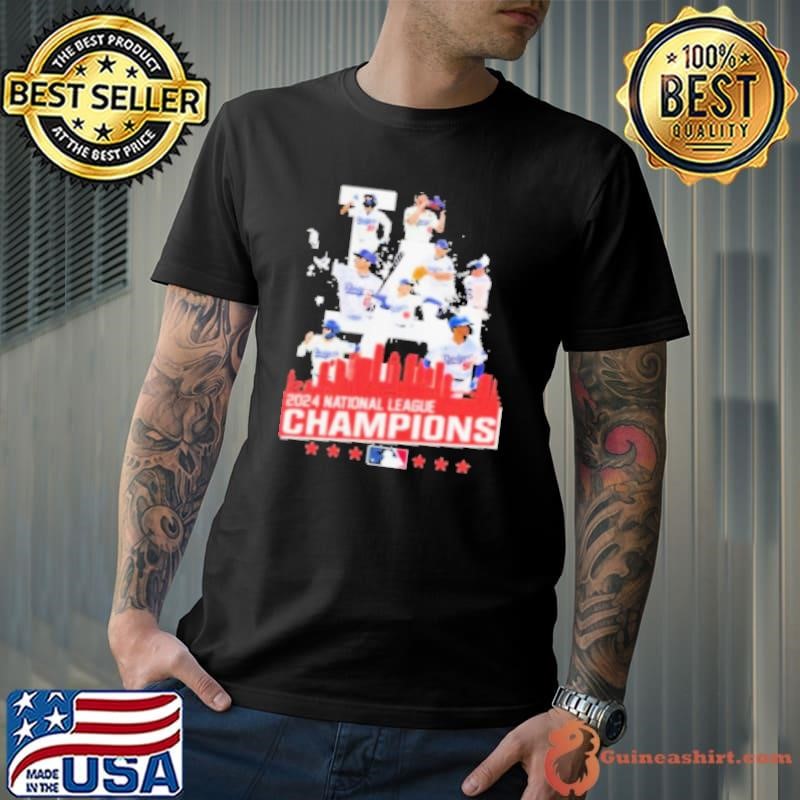 Los Angeles Dodgers 2024 National League Champions Skyline NLCS Shirt