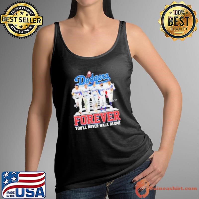 Los Angeles Dodgers Forever You’ll Never Walk Alone Signatures Tank Top