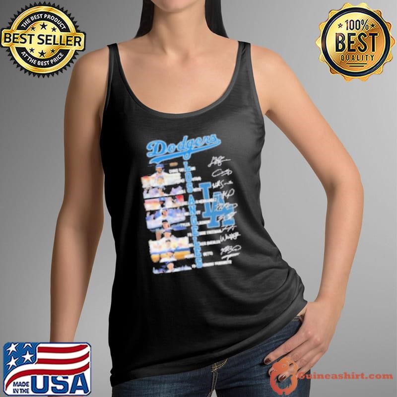 Los Angeles Dodgers NLCS Players Signatures Tank Top