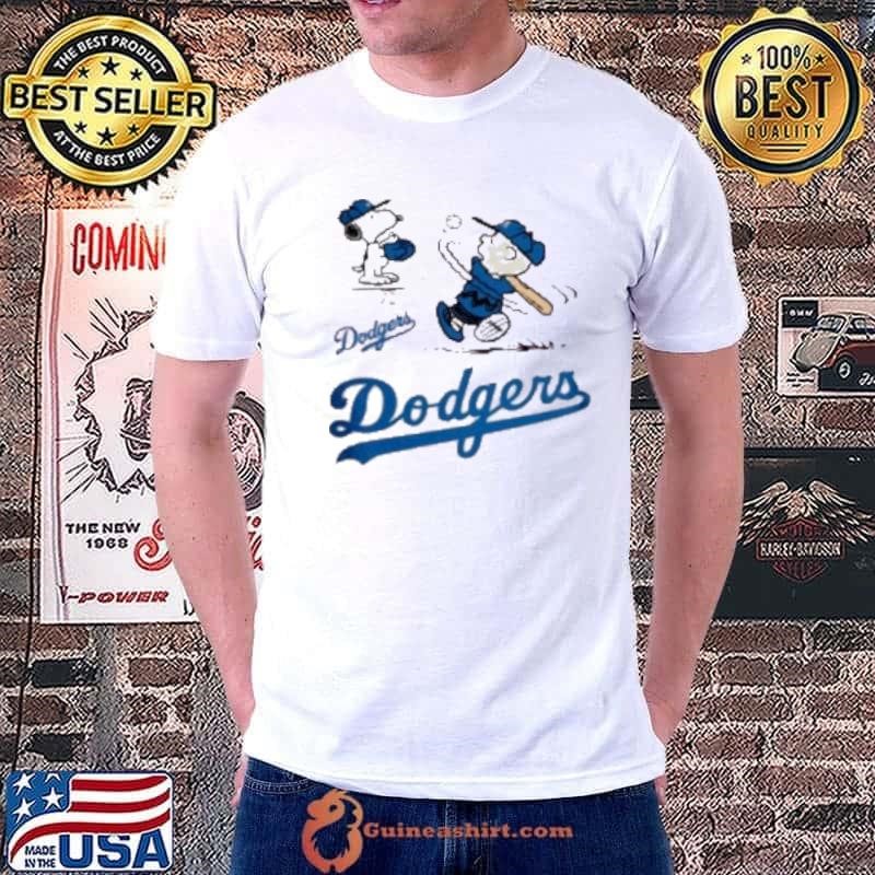 Los Angeles Dodgers Snoopy Cartoon Sports 2024 Unisex