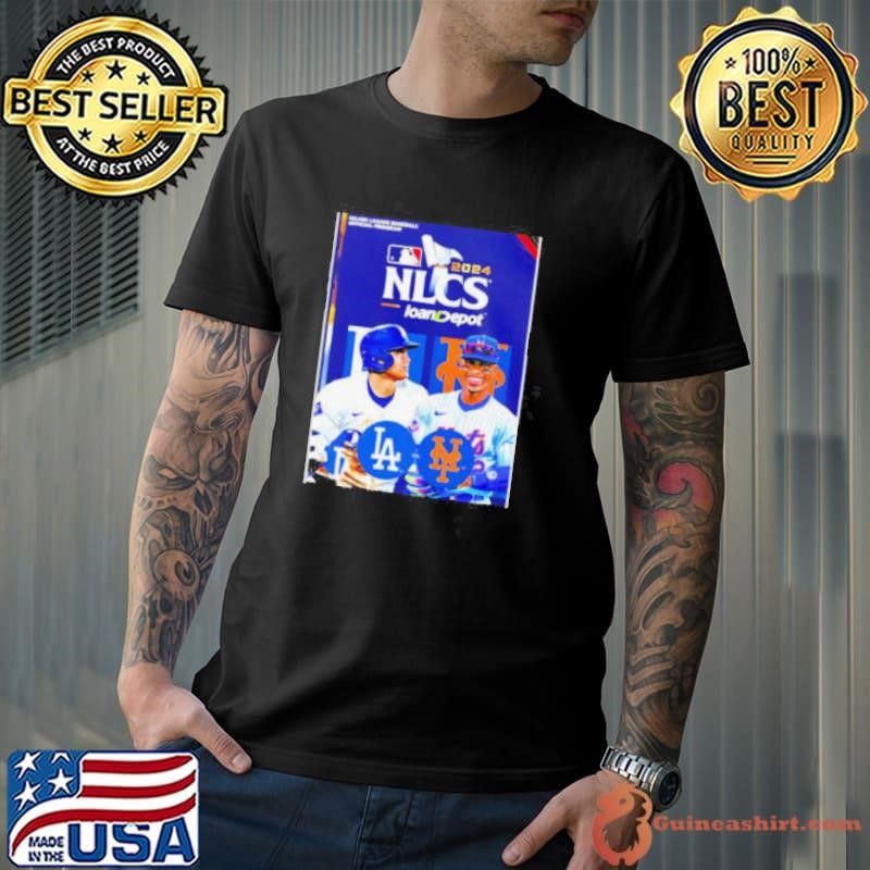 Los Angeles Dodgers vs. New York Mets 2024 NLCS poster shirt