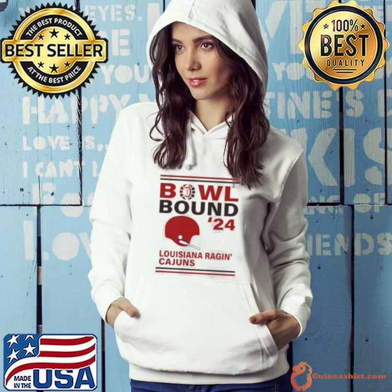 Louisiana Ragin’ Cajuns 2024 Bowl Bound Helmet Shirt