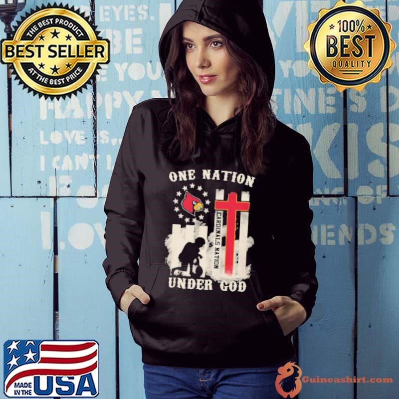 Louisville Cardinals Nation Under God Hoodie