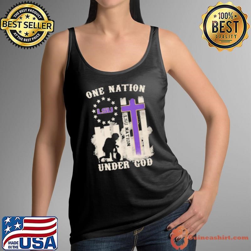 Lsu Nation Under God Tank Top