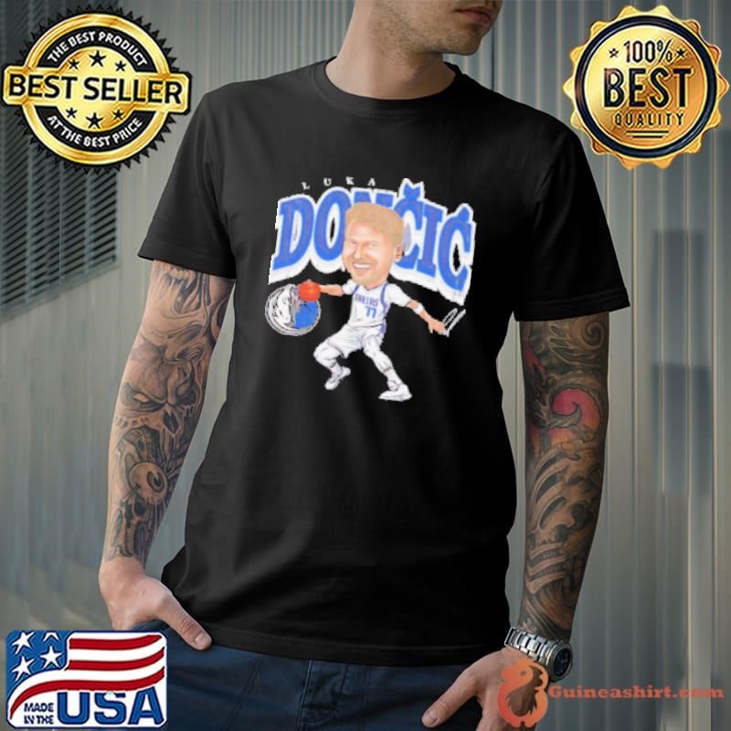 Luka Doncic Dallas Mavericks Basketball Cartoon Vintage Shirt