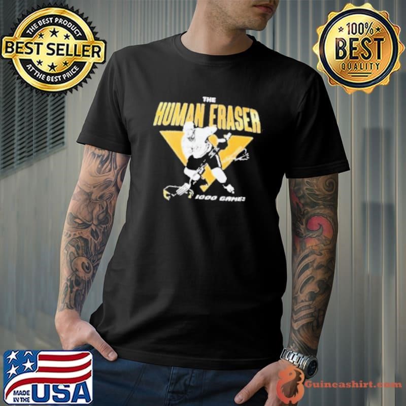 Luke Schenn Nashville Predators NHL The Human Eraser 1000 Game shirt